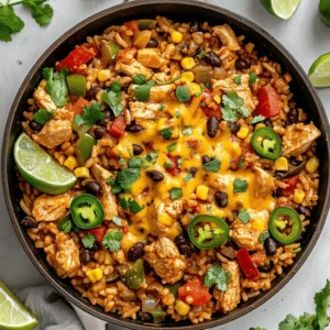 Savory Chicken and Rice Taco Skillet: A One-Pan Delight