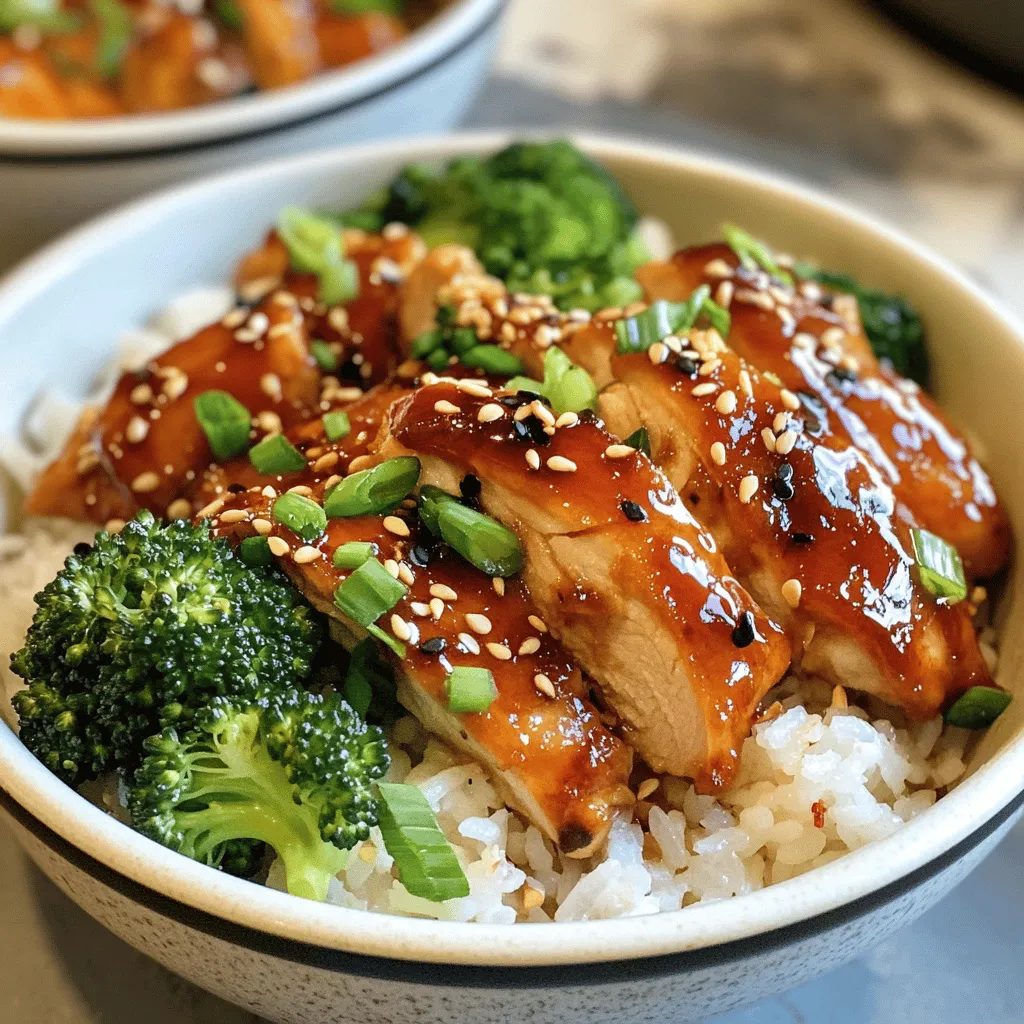 Sticky Chicken Rice Bowls: A Flavorful Journey to Homemade Satisfaction
