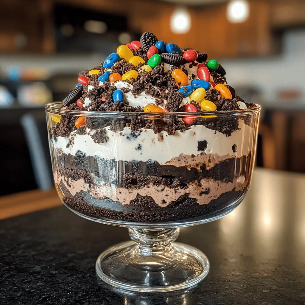 Oreo Dirt Cake is a delightful dessert that brings a sense of nostalgia and playful joy to any gathering. This fun and easy-to-make treat has become a beloved staple in many households, transcending generations and appealing to both children and adults alike. With its unique combination of flavors and textures, Oreo Dirt Cake stands out not only for its delicious taste but also for its visually striking presentation, often garnished with gummy worms and crushed Oreo cookies to mimic the look of actual dirt.