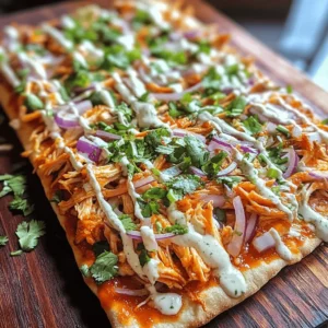 Spicy Buffalo Bliss Flatbread Recipe