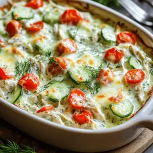Dump-and-Bake Chicken Tzatziki Casserole Recipe