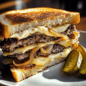Classic Patty Melt Delight