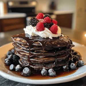 The Most Amazing Chocolate Pancakes Recipe