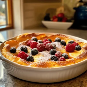 Fluffy Baked German Pancake: A Delightful Breakfast Classic