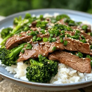 Sizzling One-Pan Beef and Broccoli Delight: A Quick and Flavorful Weeknight Meal