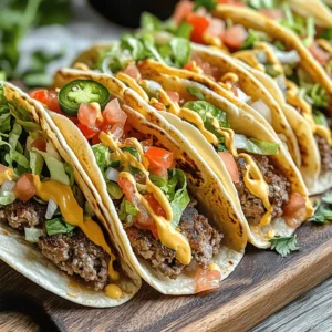 Easy Smash Burger Tacos: A Delicious Fusion Recipe for Burger Lovers