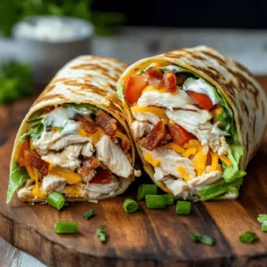 Crispy Chicken Bacon Ranch Wrap: A Flavorful Delight