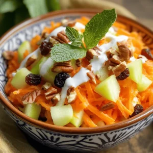 Crunchy Carrot Apple Delight Recipe: A Refreshing Twist on Healthy Eating