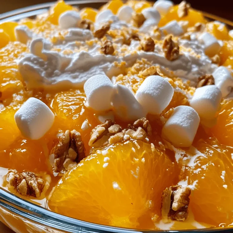 Jello salads have carved a unique niche in American cuisine, evolving from simple desserts to colorful, flavorful side dishes that grace tables during celebrations and gatherings. These playful, gelatin-based salads are loved for their vibrant colors, refreshing tastes, and the nostalgic feelings they evoke. Among these, the Mandarin Orange Jello Salad stands out as a beloved classic, celebrated for its eye-catching presentation and delightful blend of flavors.